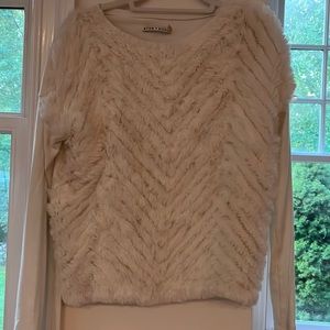 Alice and Olivia fur top